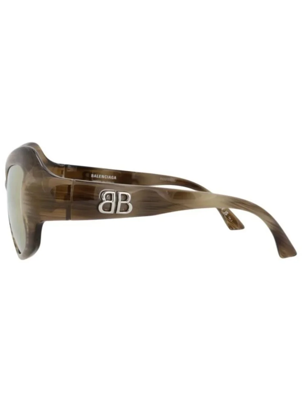 New Balenciaga Womens Cat Eye Havana Havana Bronze Fashion Designer Sunglasses